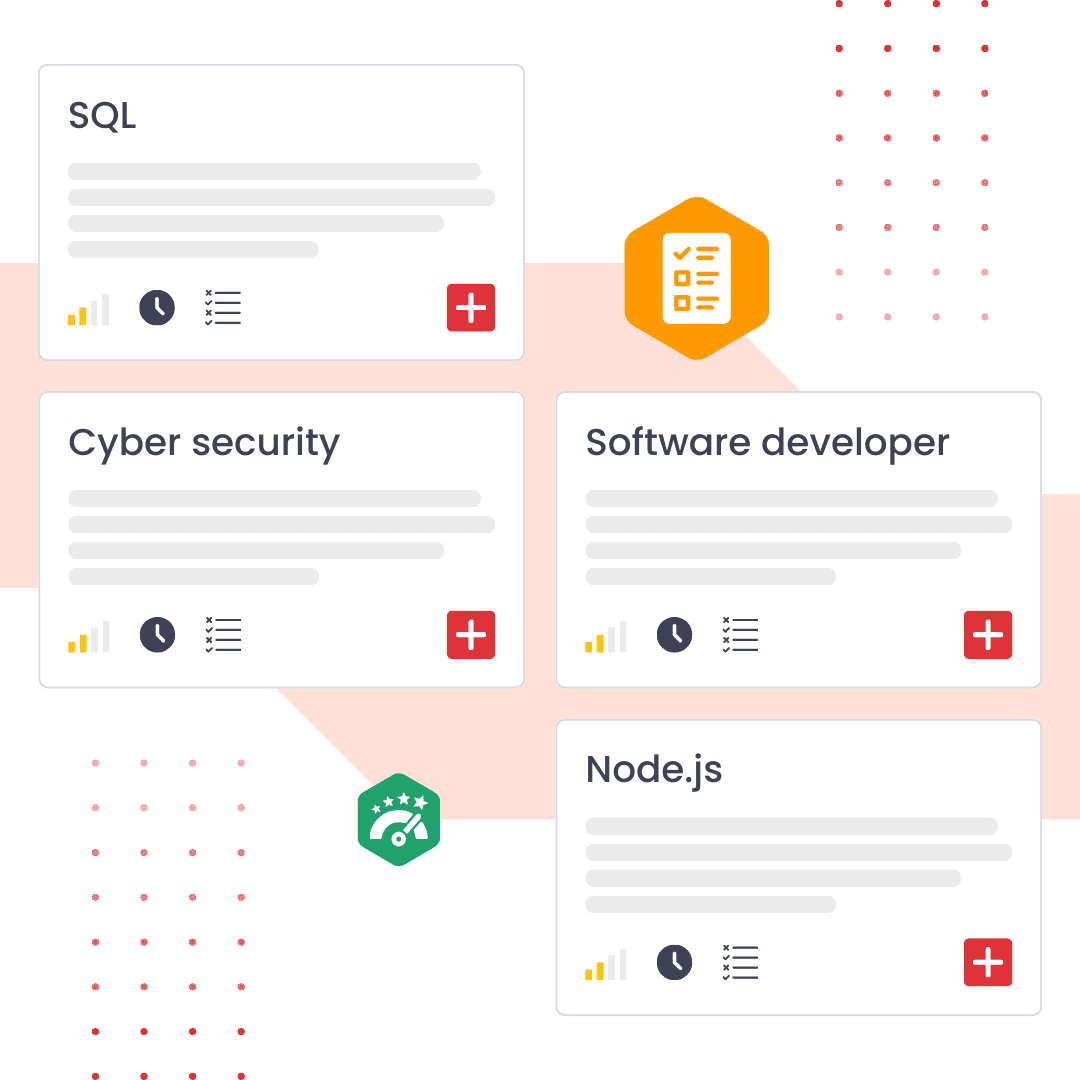 Tailored assessments for the IT industry