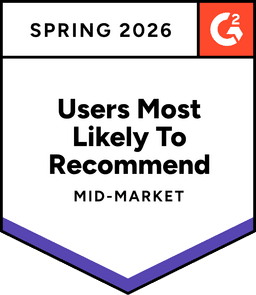 G2 Users Most Likely To Recommend