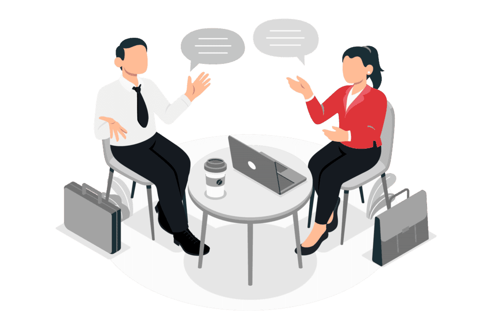 Candidate recording a voice question response
