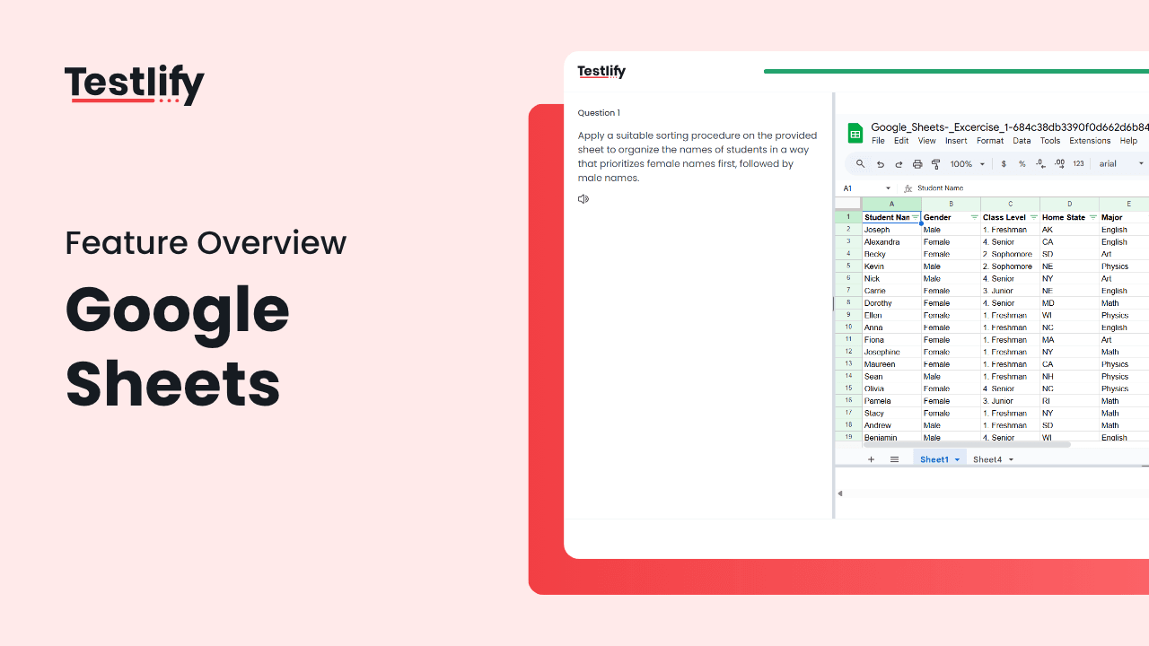 Google Sheet question preview