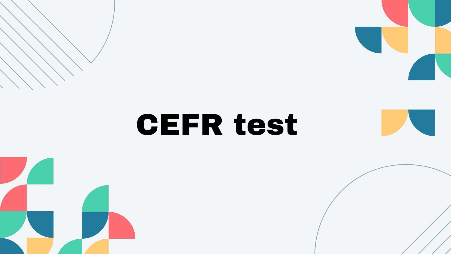 CEFR-Tests