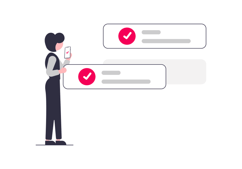 Illustrazione di una partnership con un fornitore verificata secondo criteri di sostenibilità