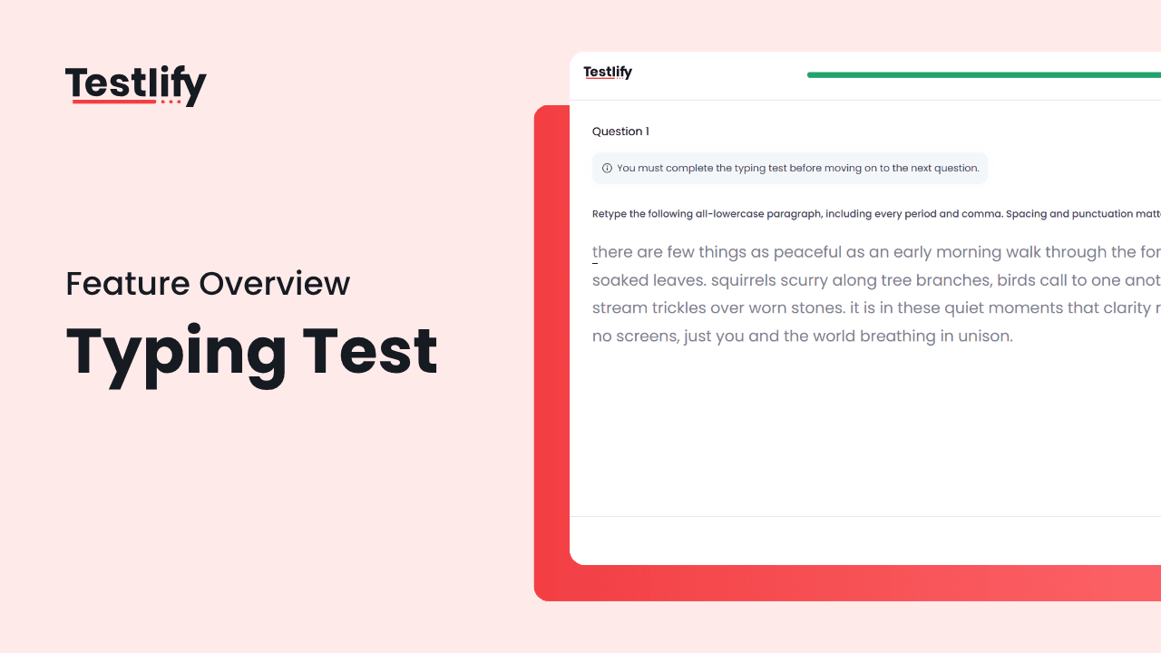 Testlify skrivetest gennemgangsvideo
