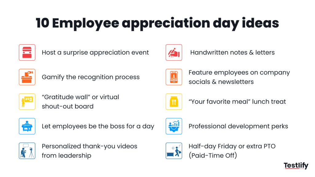 Image showing 10 best employee appreciation day ideas