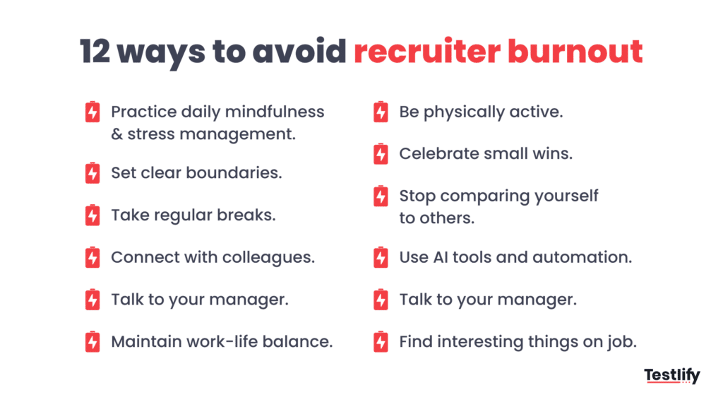 How to prevent burnout as a recruiter