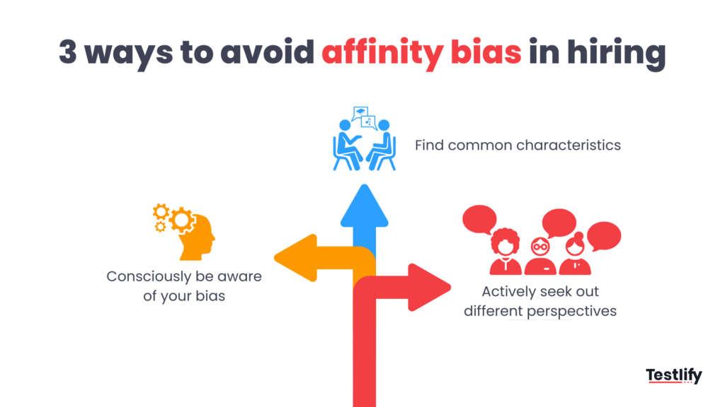 How to avoid affinity bias in workplace