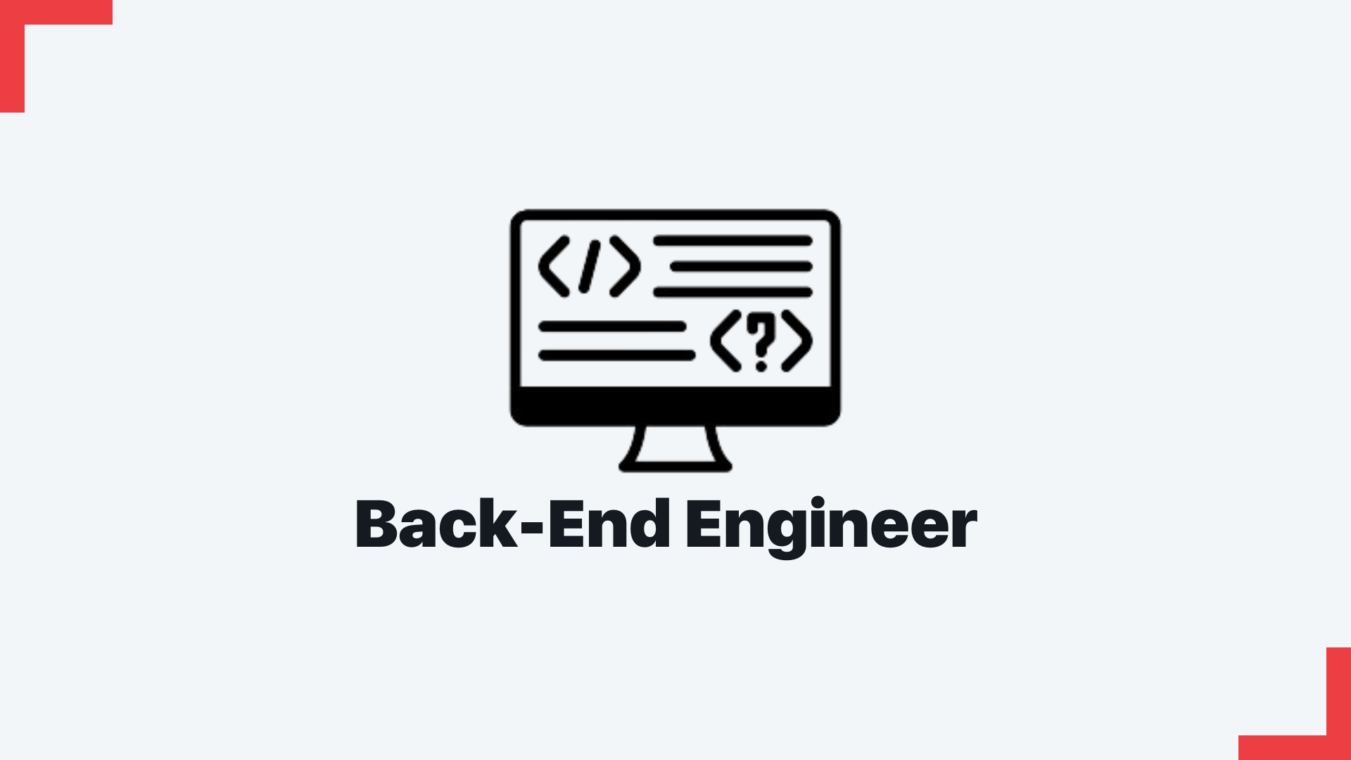 Back-End Engineer