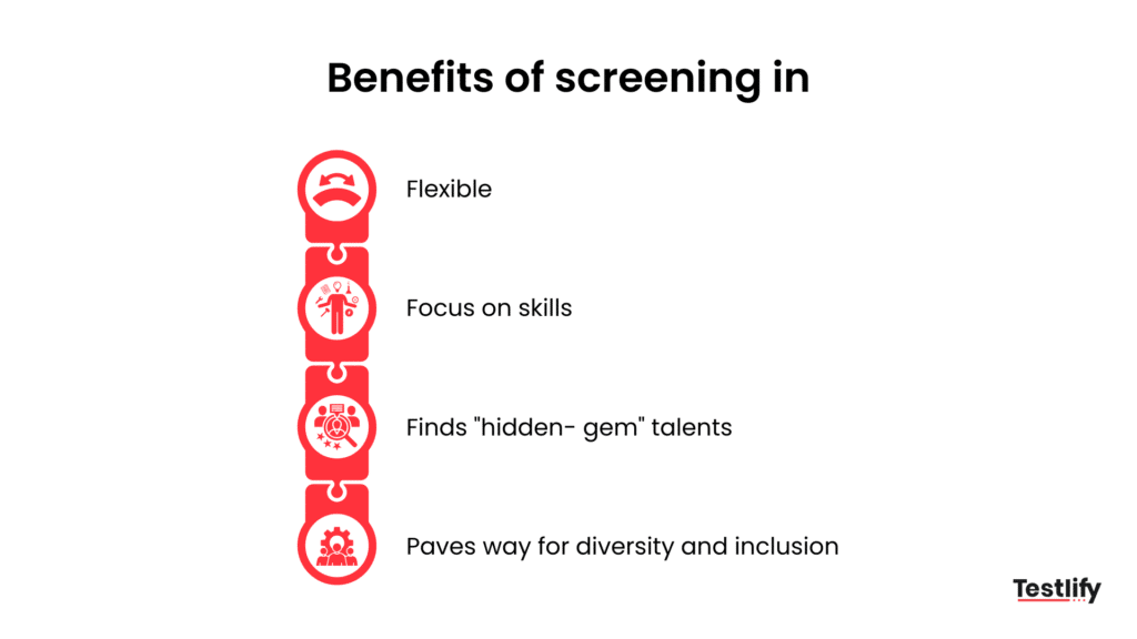 Benefits of screening in
