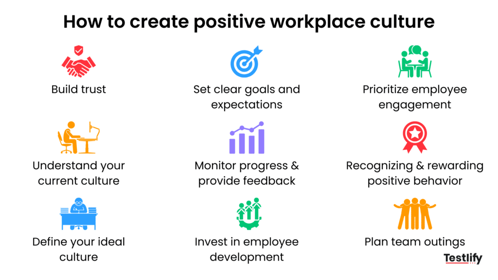 Ways to create a positive workplace culture