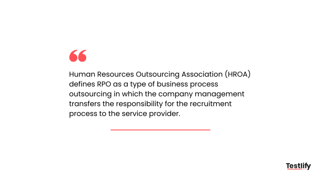 Definition of recruitment process outsourcing