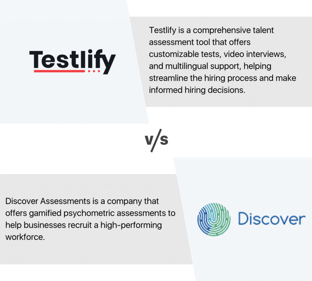 Discover Assessments alternative
