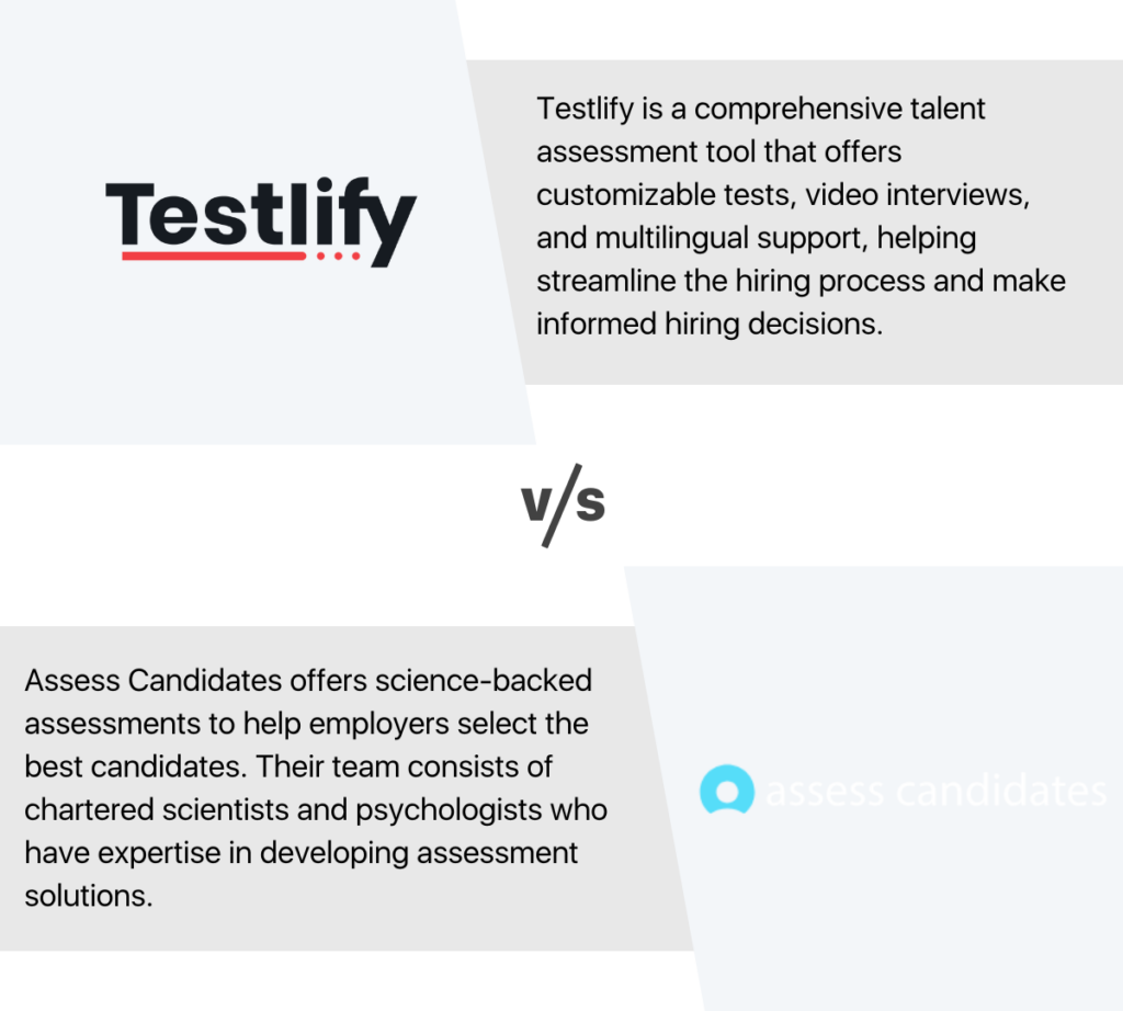 Assess Candidates alternative