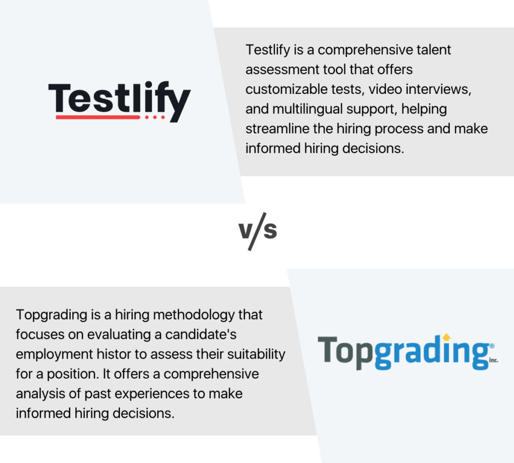 Topgrading alternative