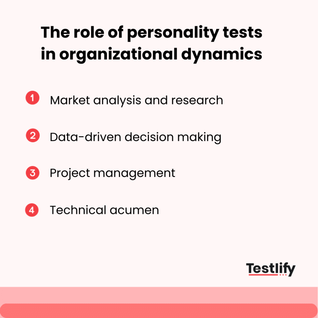 The role of personality tests in organizational dynamics