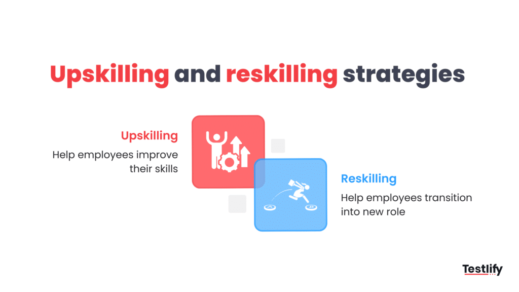 When to use upskilling and reskilling strategies