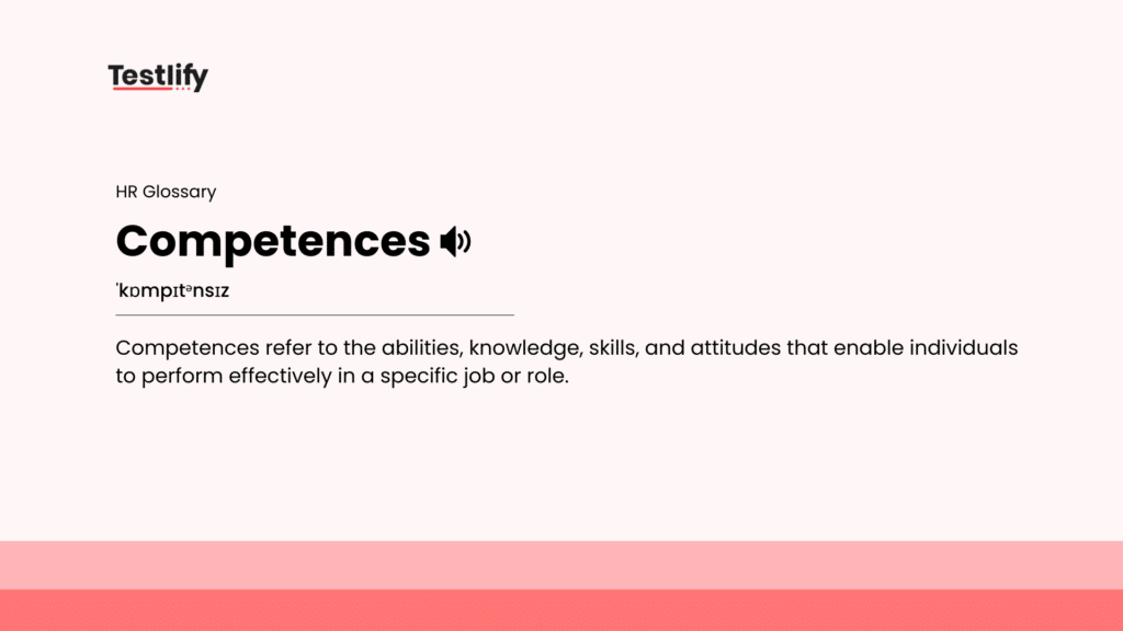 Image showing the meaning of competences