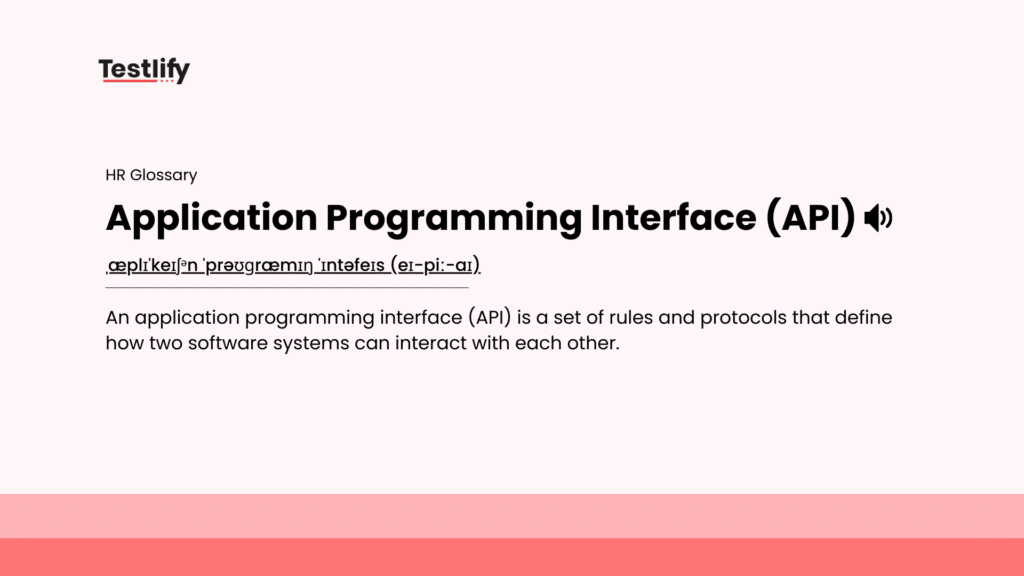 Image showing the meaning of application programming interface