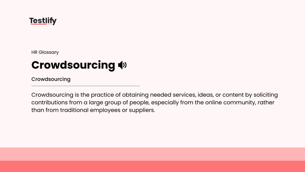 Image showing the meaning of crowdsourcing