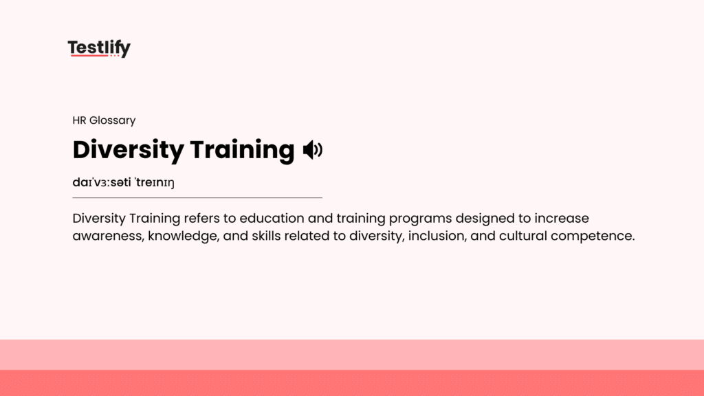 Image showing the meaning of Diversity Training