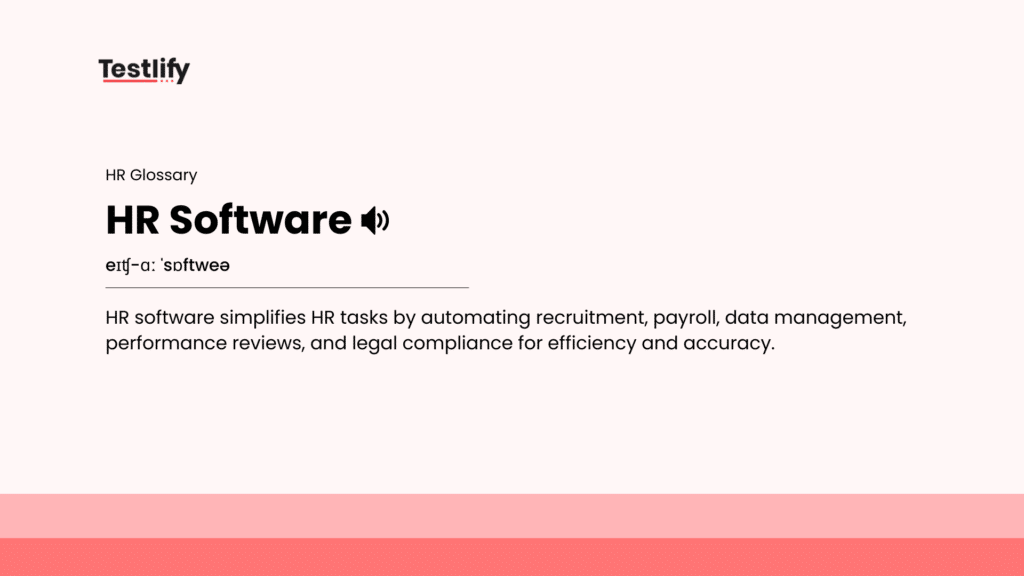 Image showing the meaning of HR Software