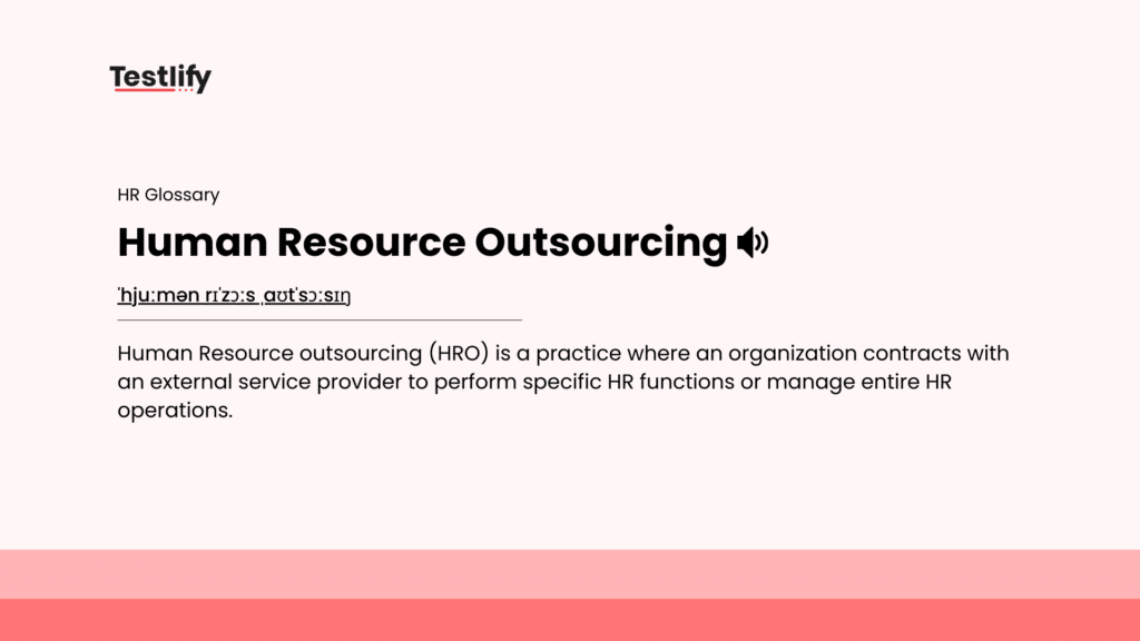 Image showing the meaning of Human Resource Outsourcing
