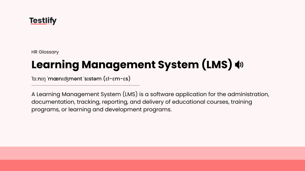 Image showing the meaning of Learning Management System (LMS)