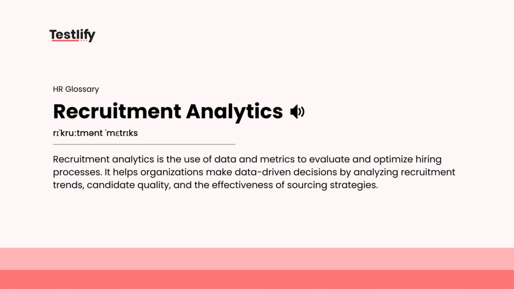 Image showing meaning of recruitment analytics