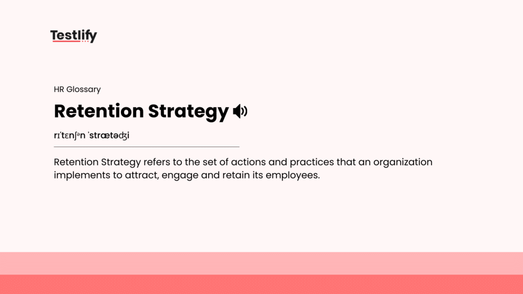 Image showing the meaning of retention strategy