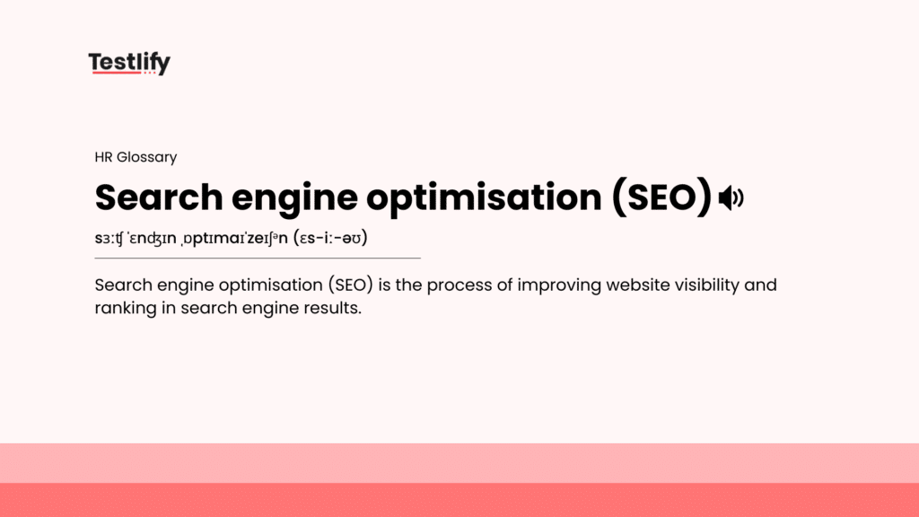 Image showing the meaning of search engine optimisation