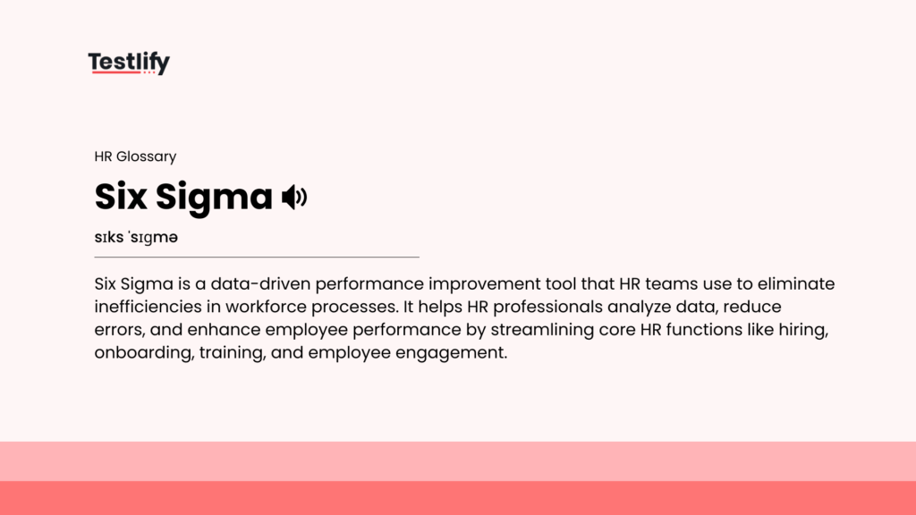 Image showing the meaning of Six Sigma