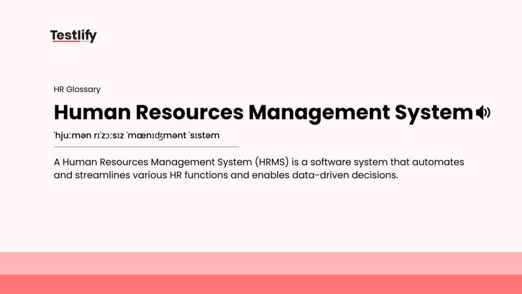 Image showing the meaning of human resources management system