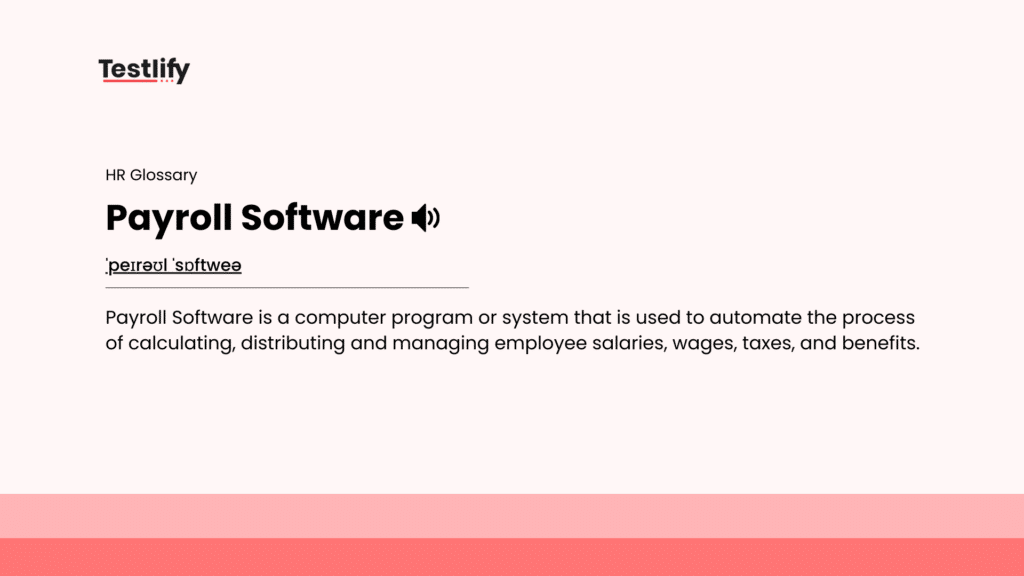Image showing the meaning of Payroll Software