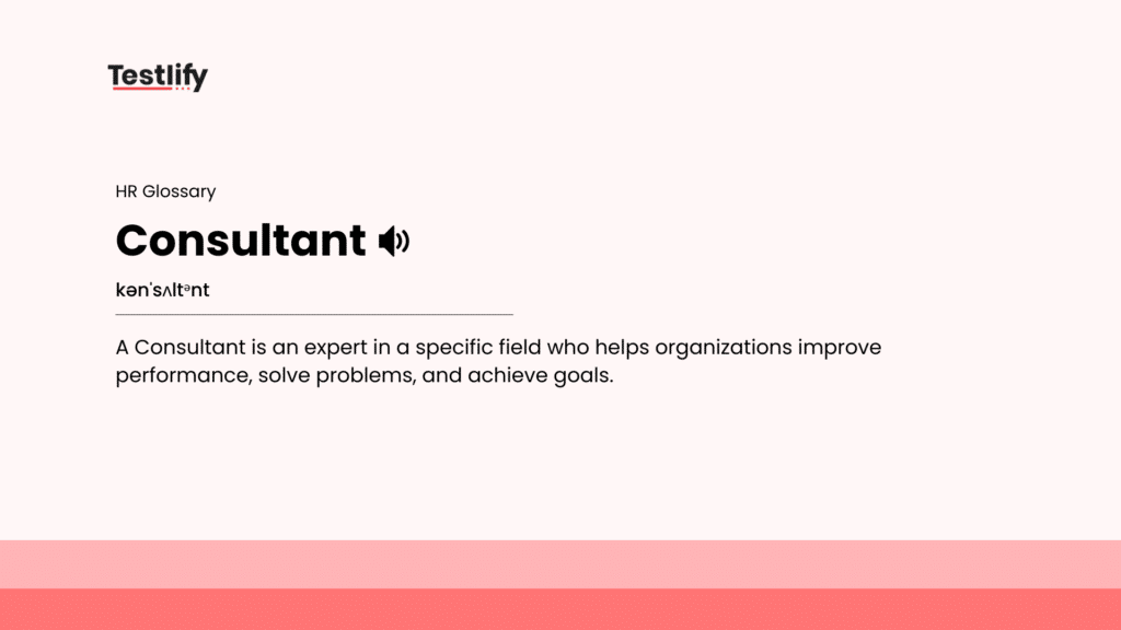 Image showing the meaning of consultant