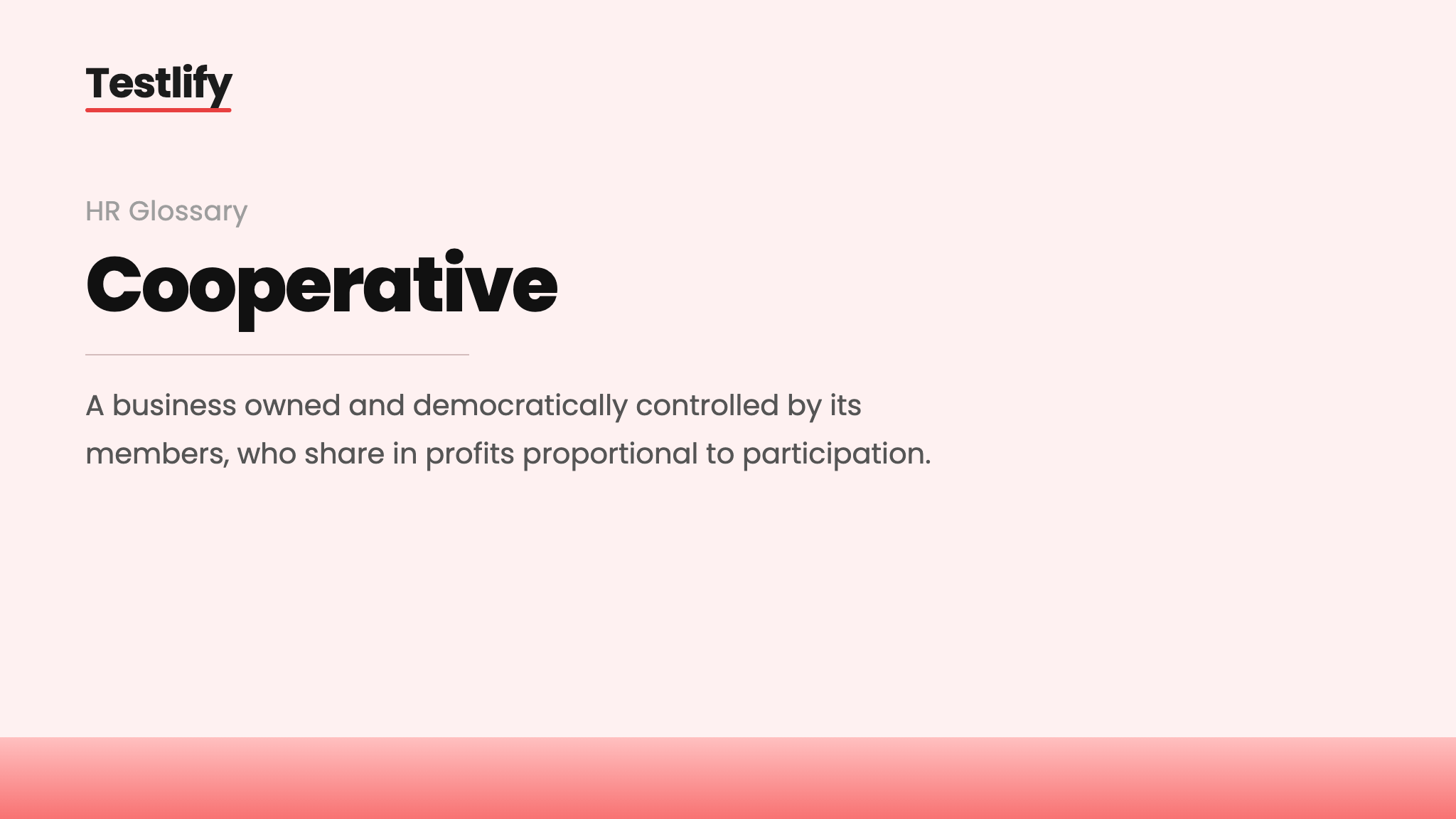 Image showing the meaning of cooperative