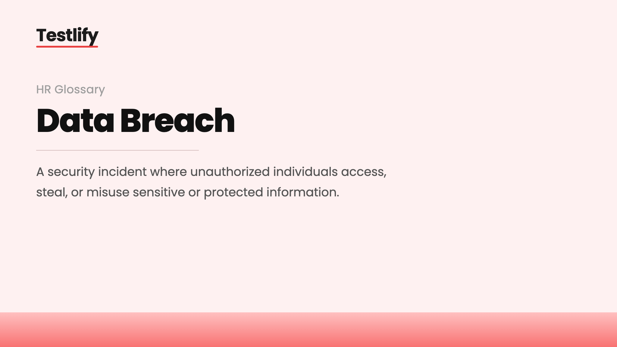 Image showing the meaning of data breach
