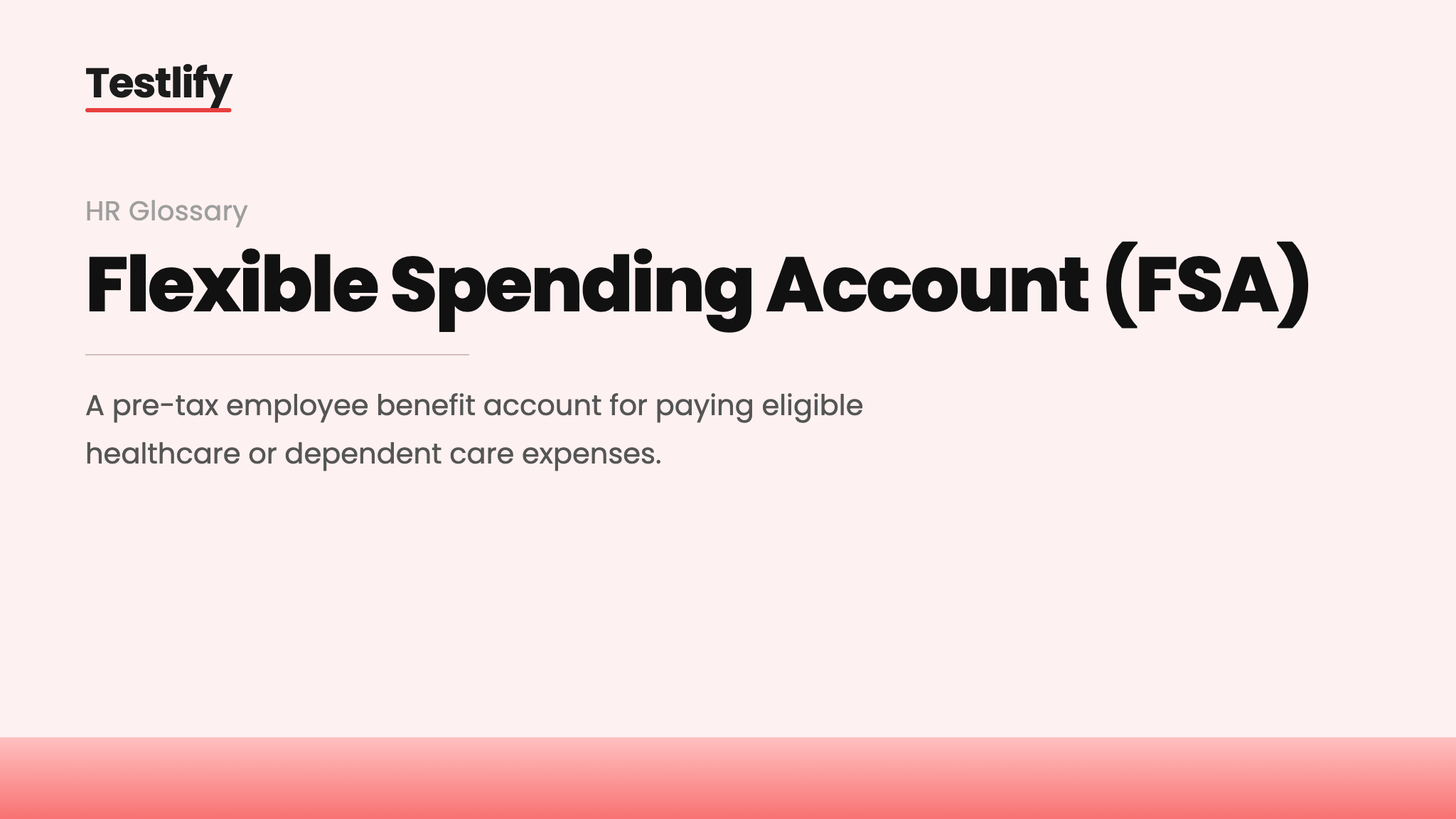 Image showing the meaning of a flexible spending account