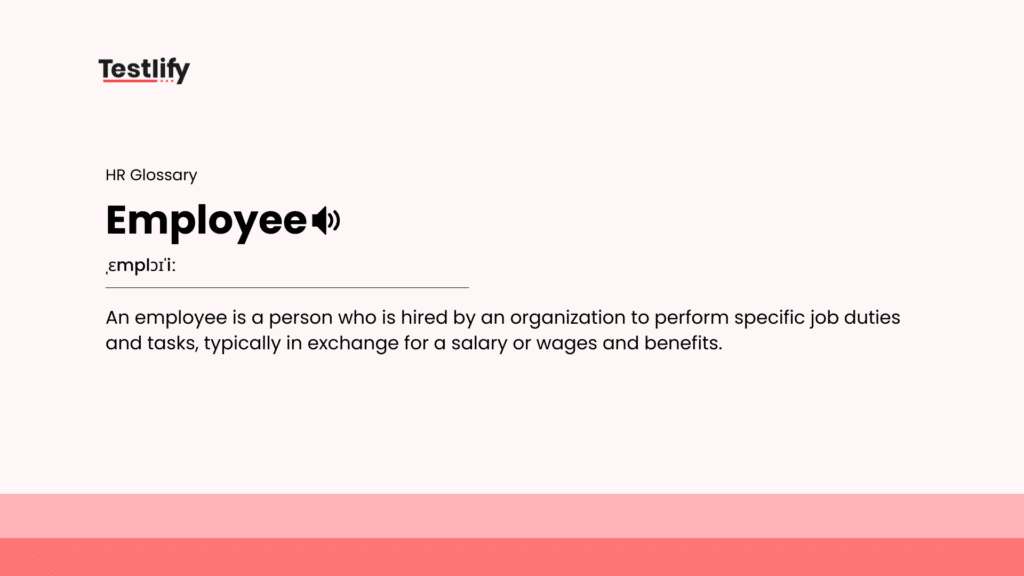 Image showing the meaning of Employee