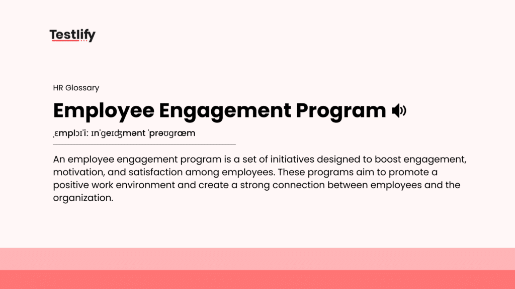 Image showing the meaning of Employee Engagement Program