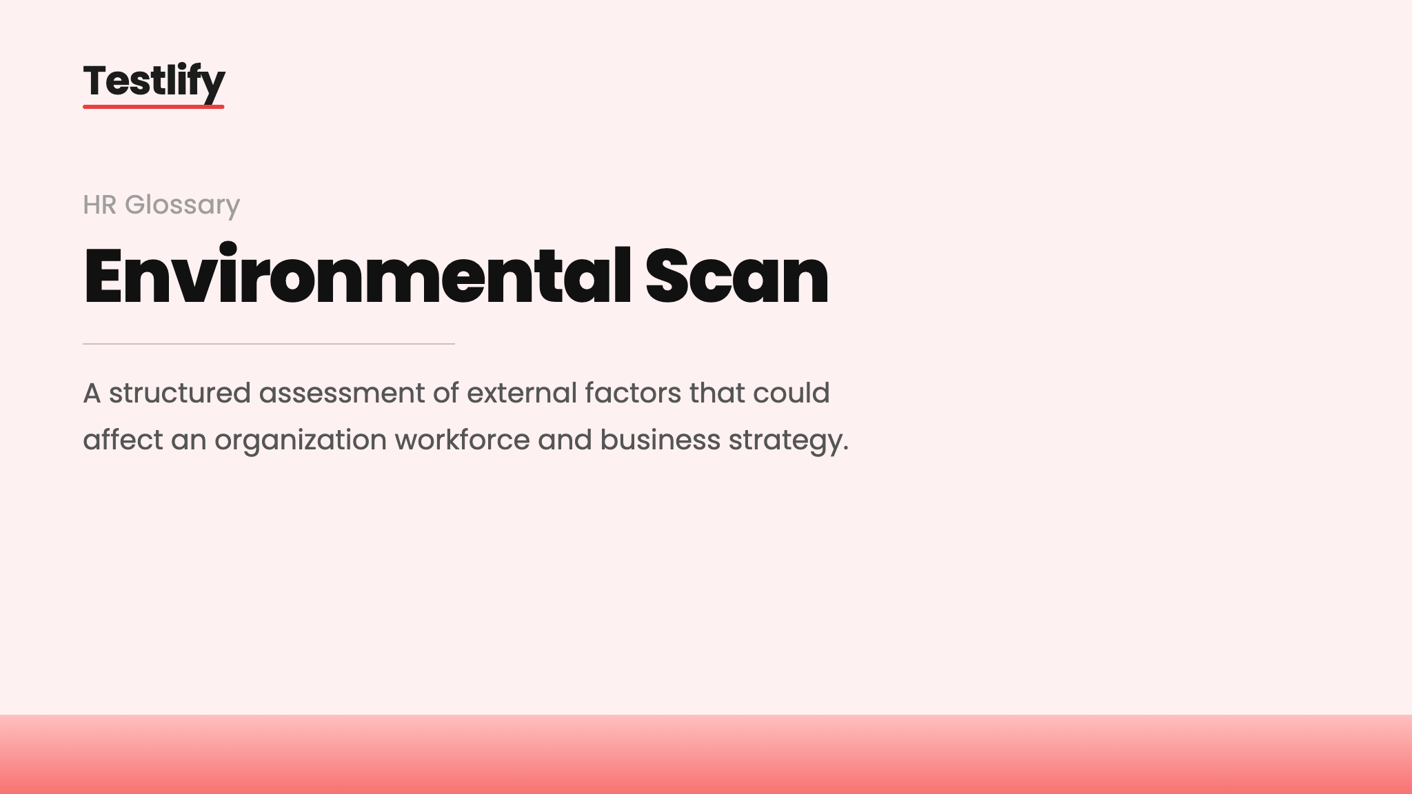 Image showing the meaning of an environmental scan