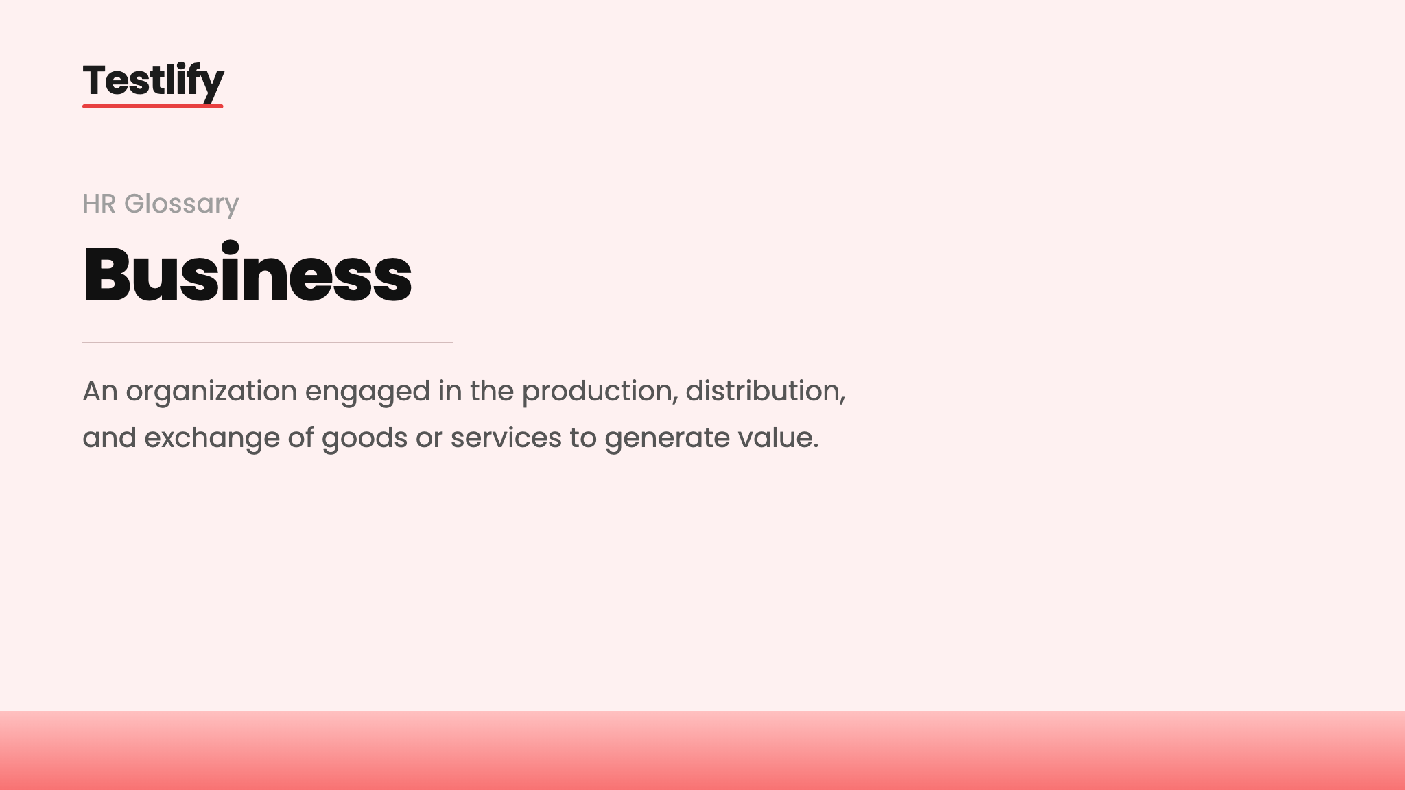 Image showing the meaning of business