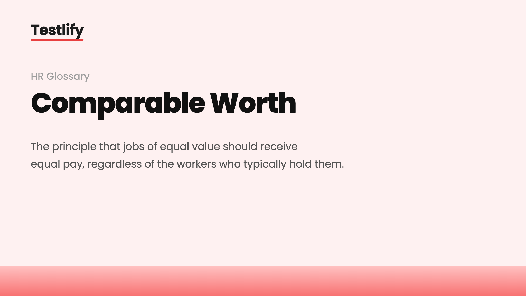 Image showing the meaning of comparable worth