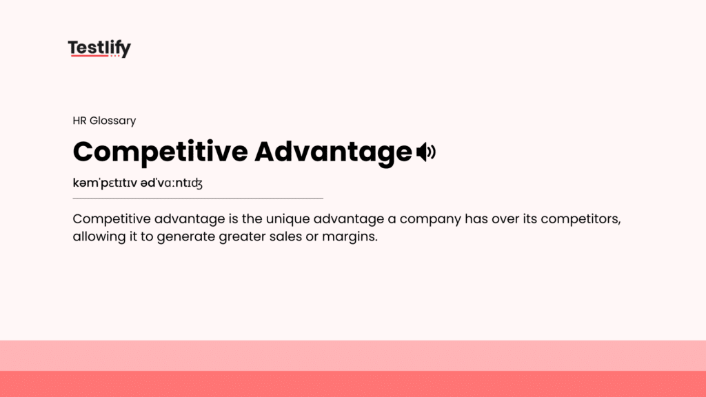 Image showing the meaning of competitive advantage