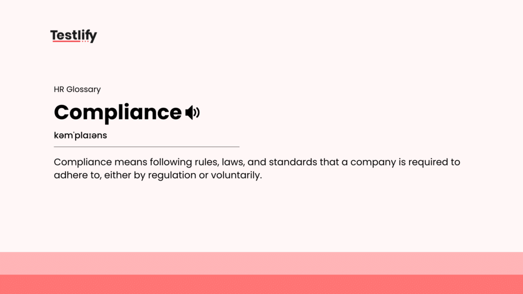 Image showing the meaning of compliance