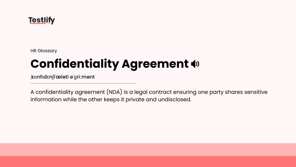 Image showing the meaning of confidentiality agreement
