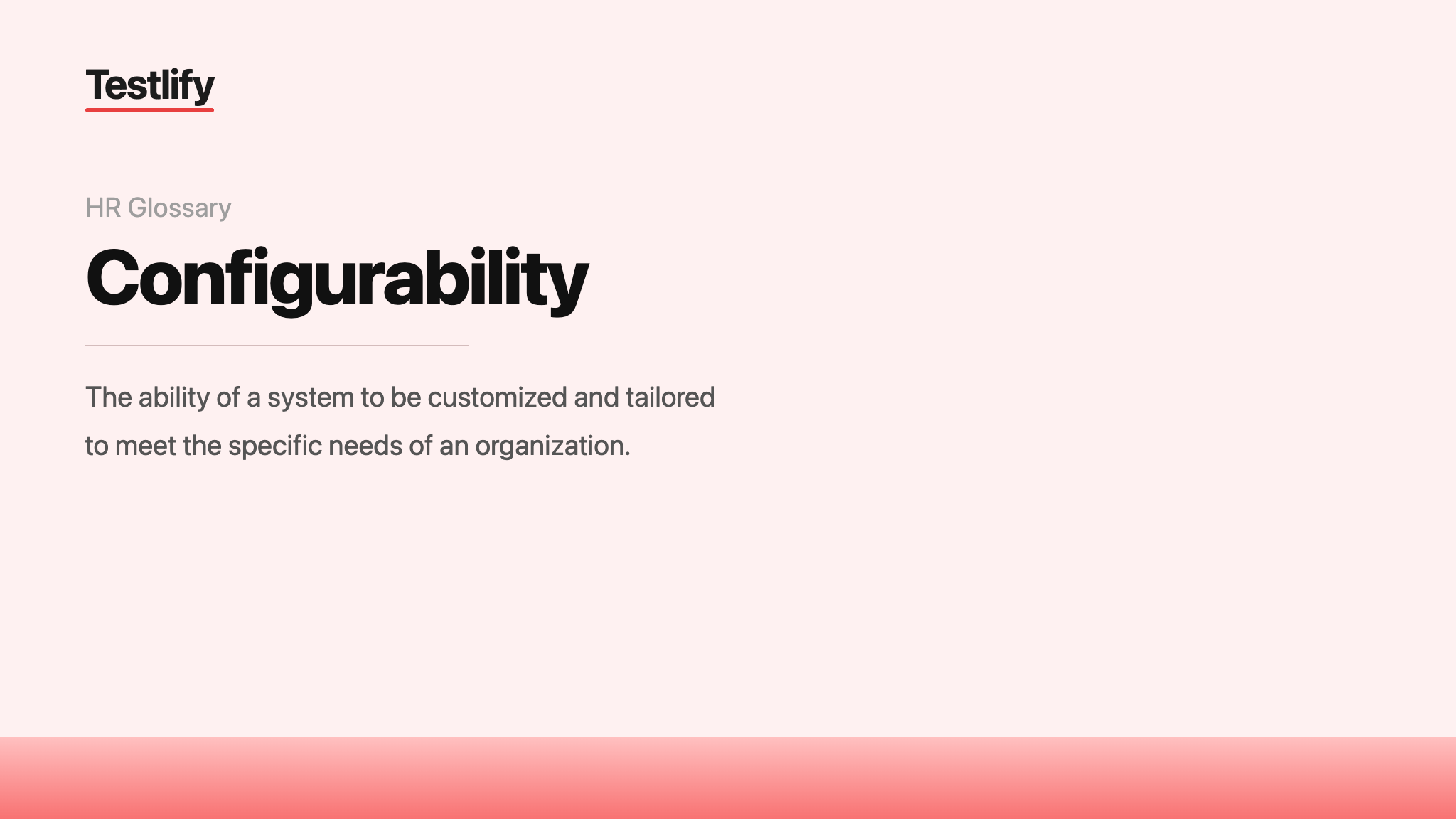 Image showing the meaning of configurability