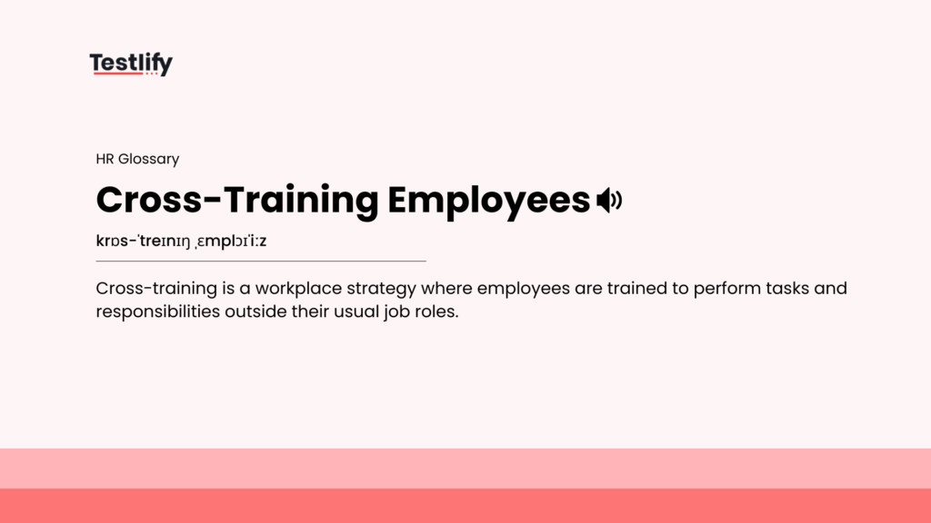 Image showing the meaning of cross-training employees