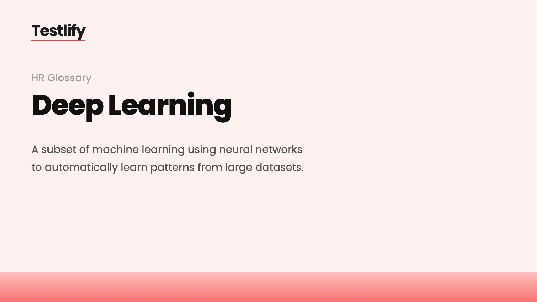 Image showing the meaning of deep learning