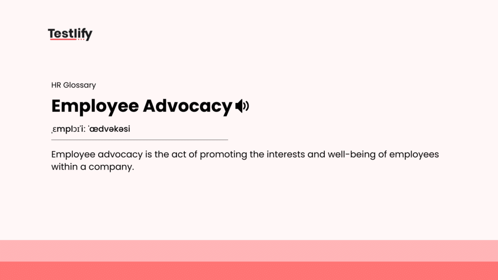 Image showing the meaning of employee advocacy