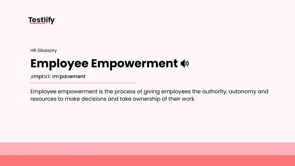 Image showing the meaning of employee empowerment