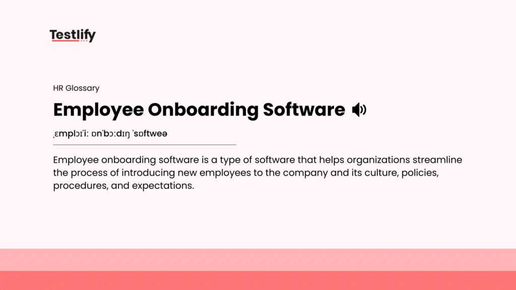 Image showing the meaning of Employee Onboarding Software